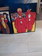 Schilderijen met clowns en figuren, Antiek en Kunst, Ophalen of Verzenden
