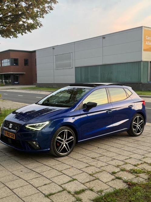 SEAT Ibiza 1.0 FR PANO Sfr KEYLES 116pk Dsg-7 Techblue UNIEK, Auto's, Seat, Particulier, Ibiza, ABS, Achteruitrijcamera, Adaptieve lichten