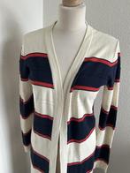 King Louie maat M gestreept lang vest 2086, Maat 38/40 (M), Blauw, Ophalen of Verzenden, Zo goed als nieuw