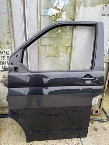 Volkswagen T5 portier deur Links zwart LC9X beschikbaar voor biedingen