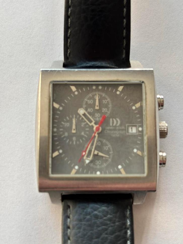 Danish Design IQ12Q452 Herenhorloge - Lege Batterij, Huis en Inrichting, Woonaccessoires | Wanddecoraties, Gebruikt, Ophalen of Verzenden