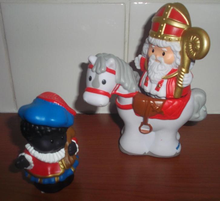 Fisher-Price Little People Sinterklaas, paard & zwarte piet, Kinderen en Baby's, Speelgoed | Fisher-Price, Zo goed als nieuw, Speelset