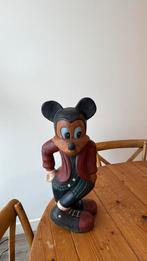 Oude houten Mickey Mouse - Handgesneden, Antiek en Kunst, Ophalen