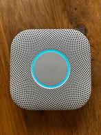 Nest Protect v2 Rook- en Koolmonoxidemelder + plafondplaat, Doe-het-zelf en Verbouw, Alarmsystemen, Gebruikt, Detector, Sensor of Melder