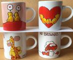 4 Leendert Jan Vis espresso mokken van Bono, Olaf & Jaap, Ophalen of Verzenden, Zo goed als nieuw, Overige stijlen, Kop(pen) en/of Schotel(s)