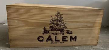 Een Volle houten kist Calem Porto Vintage 1999 (6 flessen)  