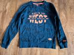 Blauwe jongens sweater van WE maat 146/152, Kinderen en Baby's, Kinderkleding | Maat 146, WE, Trui of Vest, Ophalen of Verzenden