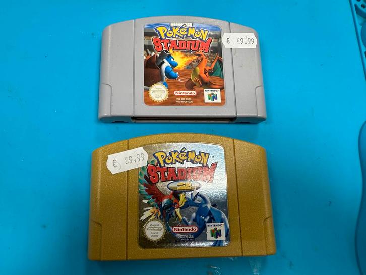 Nintendo 64 Games - Pokemon Stadium & Kirby 64, Spelcomputers en Games, Games | Nintendo 64, Gebruikt, Overige genres, Ophalen of Verzenden