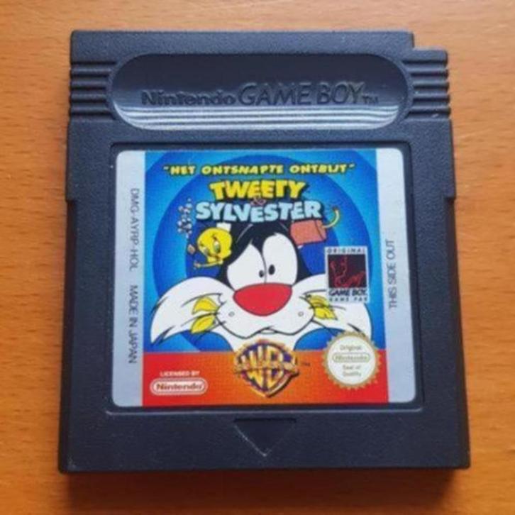 GAMEBOY | Tweety & Silvester het Ontsnapte Ontbijt, Spelcomputers en Games, Games | Nintendo Game Boy, Gebruikt, 1 speler, Vanaf 3 jaar
