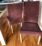 4 Eetkamer stoelen, Huis en Inrichting, Ophalen, Gebruikt, Rood, Vier