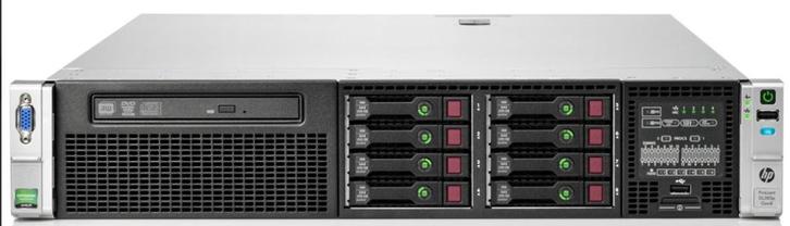 HP Proliant DL380P Gen8 192GB 2x Xeon E5-2640 4x harddisk, Computers en Software, Servers, Refurbished, 2 tot 3 Ghz, 128 GB, Hot swappable onderdelen