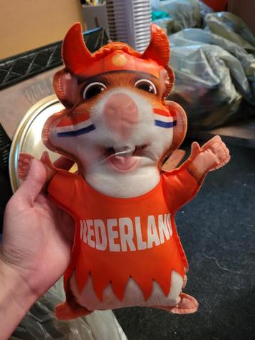 oranje voetbal hamster ah decoratie 