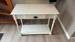 Brocante sidetable in gebroken wit, Huis en Inrichting, Tafels | Sidetables, Ophalen, Gebruikt, 50 tot 100 cm, 25 tot 50 cm