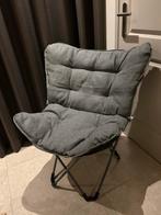 Bo-Camp Vlinderstoel - Grainger -M- Grijs - Nieuw, Ophalen, Nieuw, Campingstoel