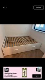 Bed Ikea Brimnes 140x200 met Auping, Ophalen, Gebruikt, Tweepersoons, 140 cm
