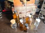 8 stuks antieke glaswerk wit en bruin €5 !!, Ophalen of Verzenden