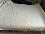 grote merino kasjmier cashmere wollen dekbed deken 237-200cm, Wit, Tweepersoons, Ophalen of Verzenden, Deken of Dekbed