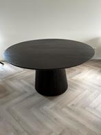 Te koop By  fonQ Grand Eettafel Donkerbruin Mangohout 150 cm, Huis en Inrichting, Tafels | Eettafels, Ophalen, Rond, Zo goed als nieuw