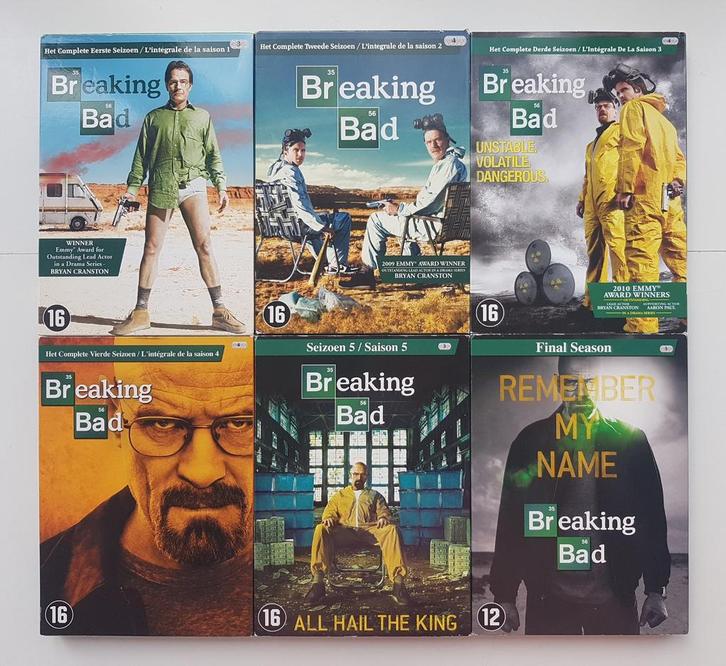 Breaking Bad Seizoen 1 t/m 5.2 DVD box, Cd's en Dvd's, Dvd's | Tv en Series, Actie en Avontuur, Ophalen of Verzenden