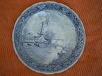 Mooi Delfts Blauw Wandbord, Ophalen of Verzenden