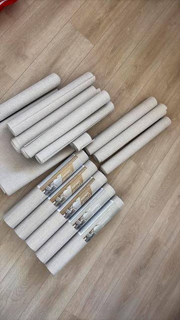 Action linnen behang 5 nieuwe rollen  beschikbaar voor biedingen