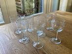 Set antieke geslepen glaasjes, Antiek en Kunst, Antiek | Glas en Kristal, Ophalen