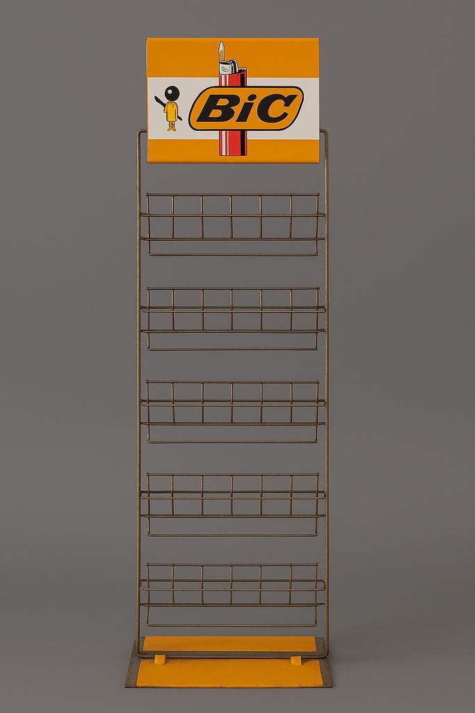 Vintage Bic Aansteker rek display jaren 60, Verzamelen, Rookartikelen, Aanstekers en Luciferdoosjes, Ophalen of Verzenden