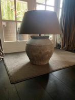 Kruiklamp XL met linnen kap, Huis en Inrichting, Lampen | Tafellampen, Ophalen of Verzenden, Zo goed als nieuw, 75 cm of meer