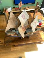 Antieke Driemaster zeilboot, Antiek en Kunst, Ophalen of Verzenden