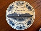 Bord Delfts Blauw Porcelein Holland America Line Oosterdam, Antiek en Kunst, Ophalen of Verzenden