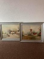 Schilderijen beekhuizen, Antiek en Kunst, Kunst | Tekeningen en Foto's, Ophalen