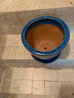 Leuke kleine bloempot met schaal, Ophalen, Gebruikt, Rond, Binnen