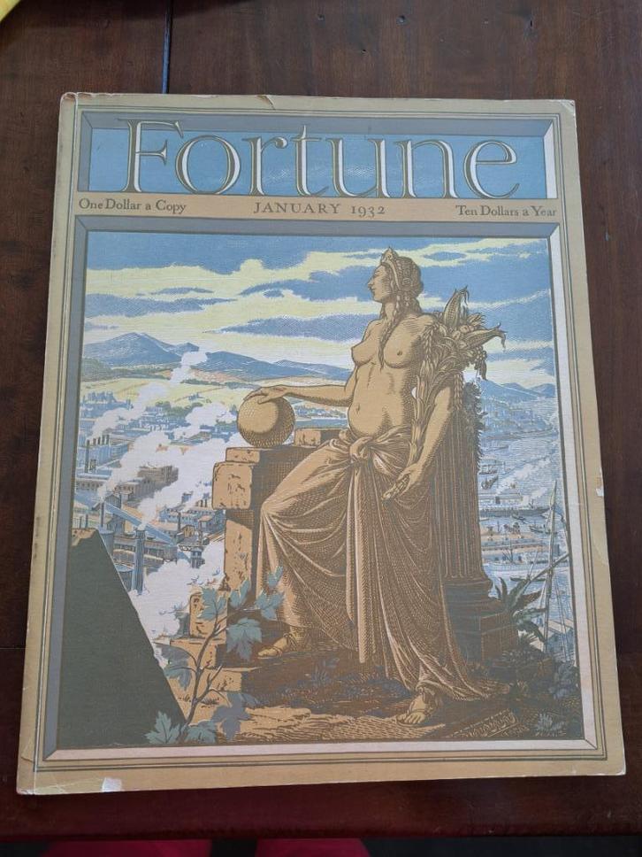 Amerikaans maandblad uit 1932: Fortune, Boeken, Tijdschriften en Kranten, Gelezen, Ophalen of Verzenden