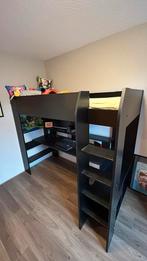 Hoogslaper Gamebureau 90x200 Zwart, Ophalen, Overige materialen, Gebruikt, 90 cm