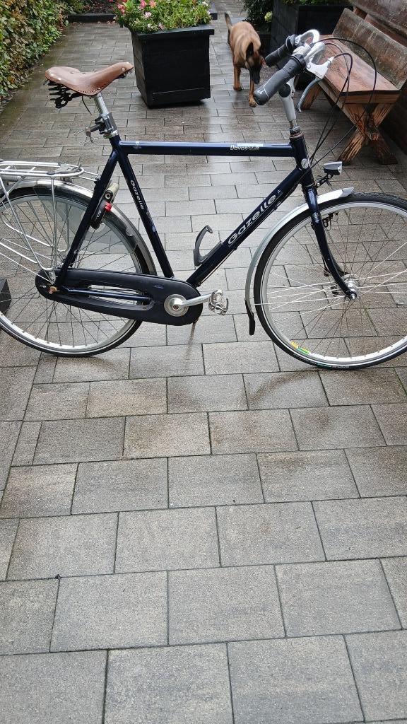 herenfiets te koop, Fietsen en Brommers, Fietsen | Heren | Herenfietsen, Gebruikt, Gazelle, 57 tot 61 cm, Versnellingen, Ophalen