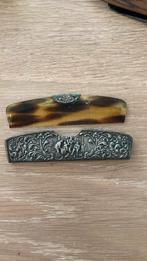 vintage Hans Jensen verzilverd etui met kam, Antiek en Kunst, Antiek | Goud en Zilver, Ophalen of Verzenden, Zilver