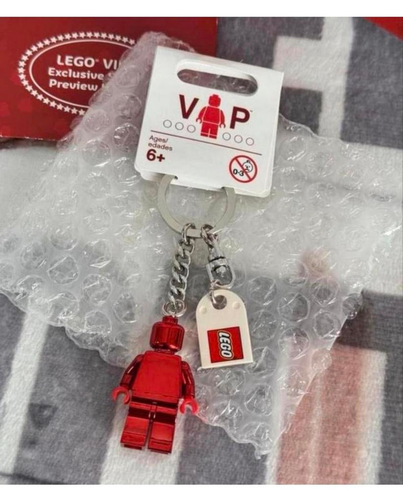 LEGO 853303 VIP Keychain sleutelhanger Chrome rood 4644591, Lego, Nieuw, Ophalen of Verzenden, H