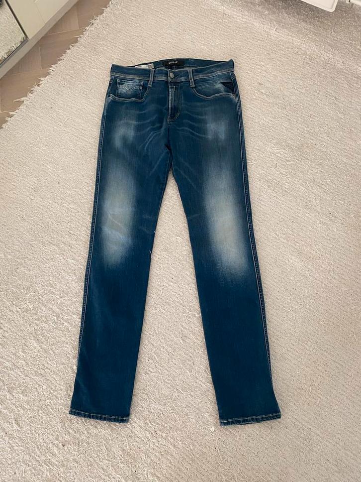 Replay Anbass Jeans - Maat W33/34, Kleding | Heren, Spijkerbroeken en Jeans, Zo goed als nieuw, W33 - W34 (confectie 48/50), Blauw