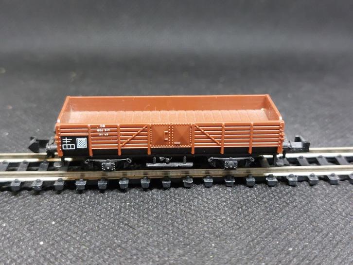 Minitrix 13251 - Niederbordwagen EL32 (14020), Hobby en Vrije tijd, Modeltreinen | N-Spoor, Gebruikt, Wagon, Gelijkstroom, Trix