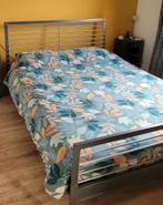 2-persoons bed frame met spiraalbodem, Huis en Inrichting, Ophalen, Gebruikt, Tweepersoons