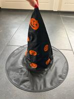 Heksenhoed Halloween met pompoenen, Kinderen en Baby's, Carnavalskleding en Verkleedspullen, Ophalen of Verzenden, Zo goed als nieuw