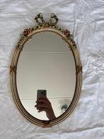 Spiegeltje Frans met krul, Ophalen of Verzenden, Ovaal, Minder dan 50 cm, Minder dan 100 cm