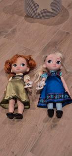 Disney Frozen Anna & Elsa Poppen Set, Kinderen en Baby's, Speelgoed | Poppen, Ophalen of Verzenden, Zo goed als nieuw, Barbie