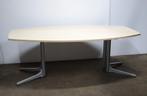 Ovale vergaderktafel 200 x 120 cm met 8 vergaderstoelen., Huis en Inrichting, Bureaus, Ophalen, Gebruikt