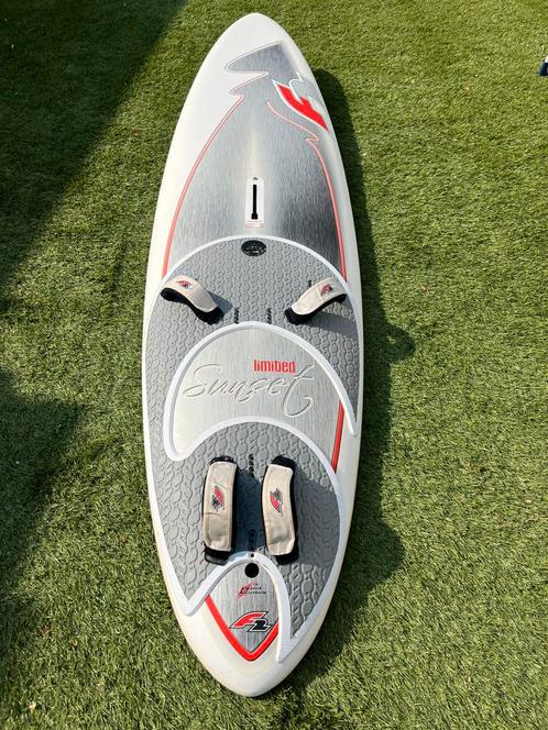 F2 Sunset Limited, Watersport en Boten, Windsurfen, Gebruikt, Plank, Minder dan 250 cm, Met vin(nen), Met draagtas, Ophalen of Verzenden