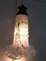 2 x vintage glazen Zweedse hanglampjes Murano glas pendant, Huis en Inrichting, Lampen | Hanglampen, Minder dan 50 cm, Ophalen of Verzenden