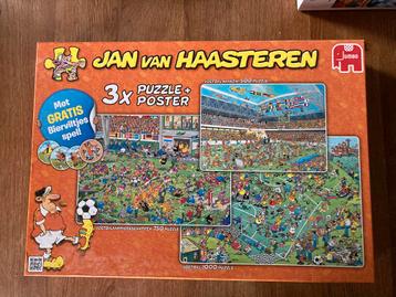 3x Jan van Haasteren puzzel 1000/750/500 stukjes beschikbaar voor biedingen