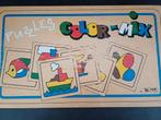 Rolf, mooie puzzel/ spelkist met 6 kleurenpuzzels, Ophalen of Verzenden, Zo goed als nieuw, Overige typen