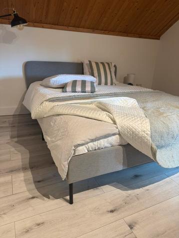 IKEA queen-size bed with mattress