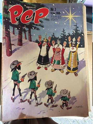 Stripweekblad Pep - Jaargang 1968 (compleet) beschikbaar voor biedingen